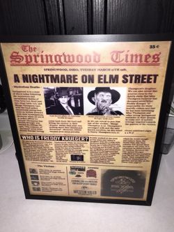Nightmare On Elm Street New Frame Halloween