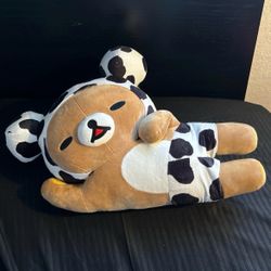 San-X Rilakkuma 18" Rilakkuma Cow Sleeping Plush