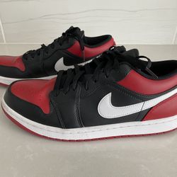 Jordan 1 Low Alternate Bred Toe Sneakers Men’s 10.5