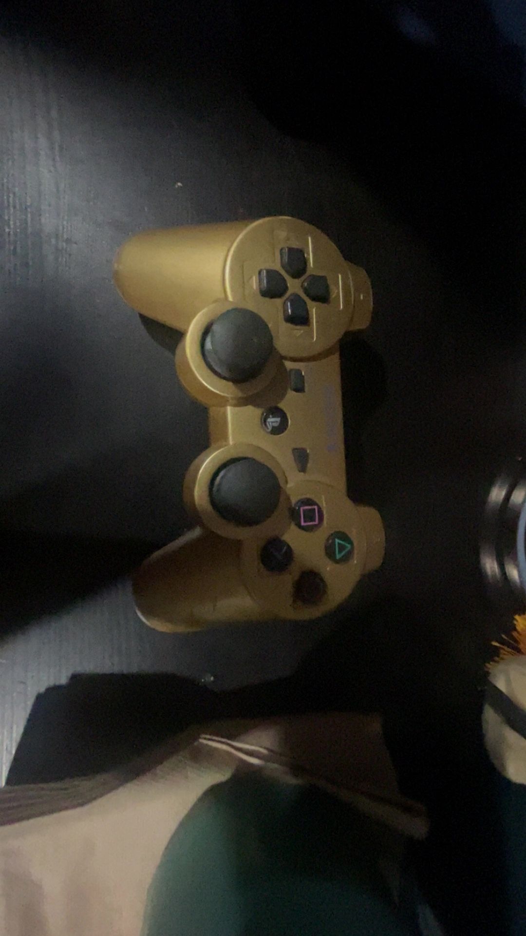 gold ps3 controller