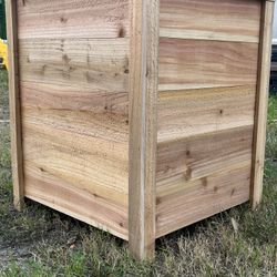 New Big Cedar Planter Box