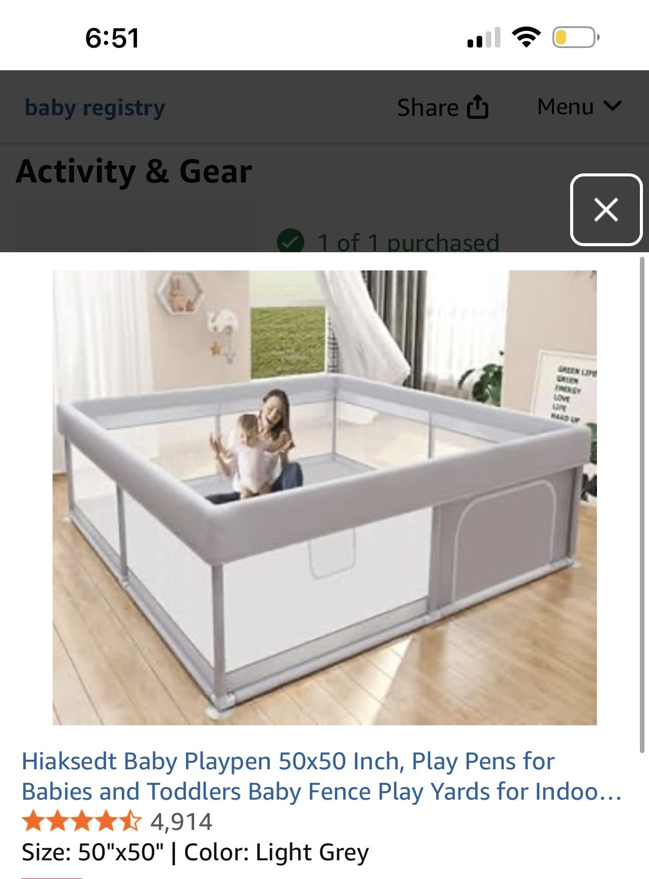 Baby Gate Indoor Play Pen