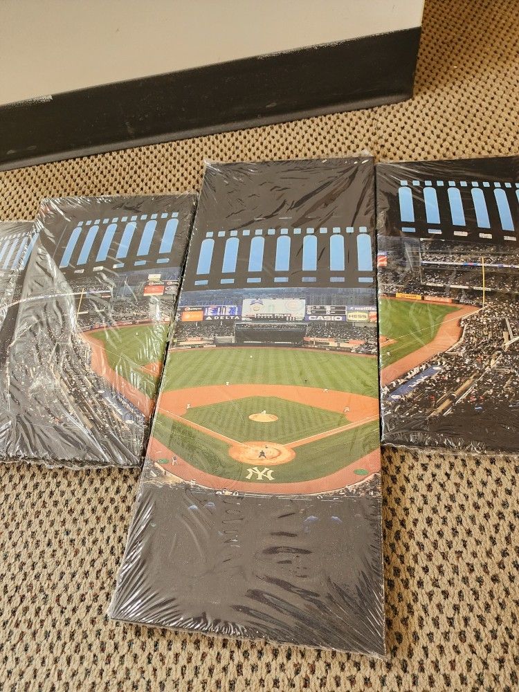 five-panel canvas print of Yankee Stadium, home to the New York Yankees