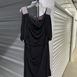 Scarlett Midi Dress Strap Short Black Size Women's 10