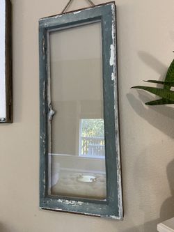 Rectangle Old Original Window With Glass