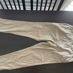 Abercrombie & Fitch Straight Fit Pants Mens 32x30 Khaki Color New With Tags