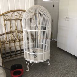 Bird Cage Large W Heat Lamp $100.00