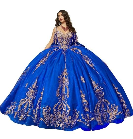Gown Dress Royal Blue