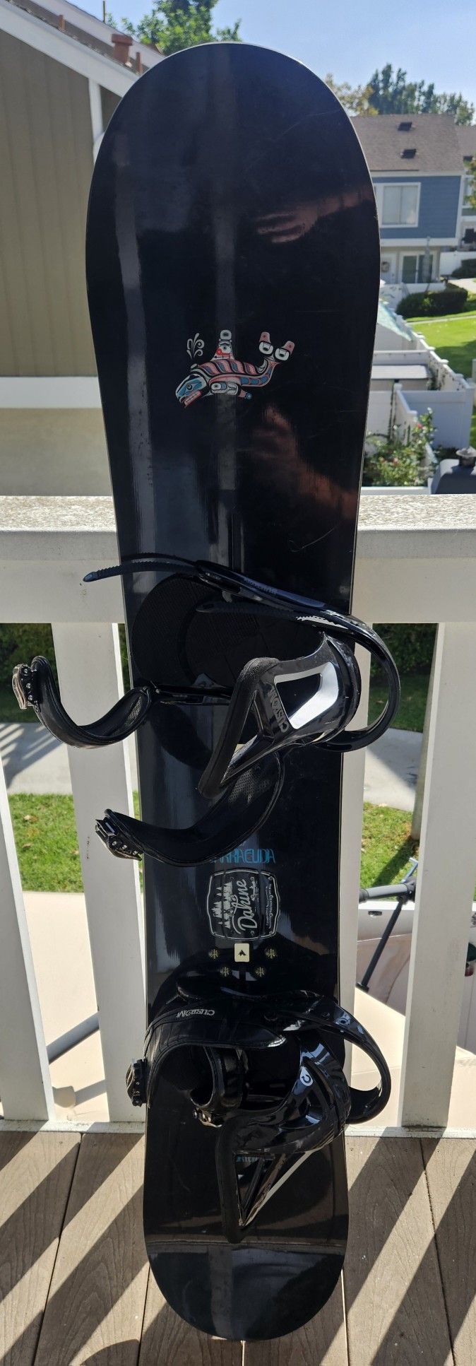 Burton Barracuda Snowboard 157, Boots, Bindings, Bag