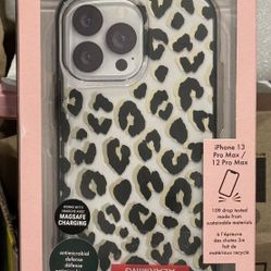 Kate Spade New York iPhone 12 / 13 Pro Max Leopard Clear Phone Case New