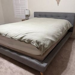 Queen Bed Frame And Adjustable Base 
