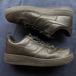 Nike Air Force 1 Low Black Size 10 Used 
