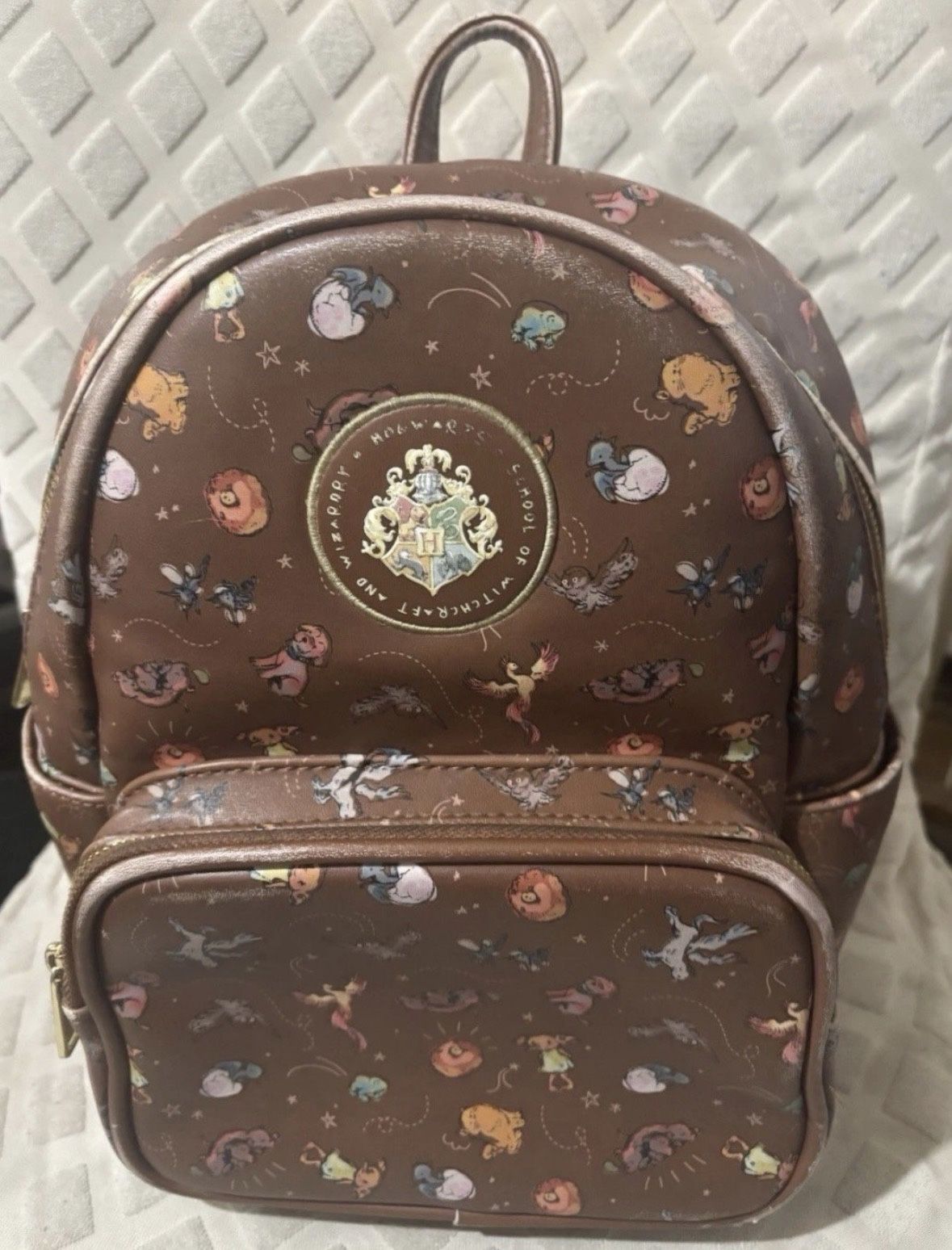 Harry Potter Mini Backpack Magical Creatures Hogwarts School Wizarding World Bag