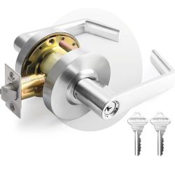 0219: New Commercial Door Lever Lock, Heavy-Duty Locking Door Handle, Designer Door Handles, Cylindrical Lever Lock, Non-Handed Grade 2 Industrial Sta