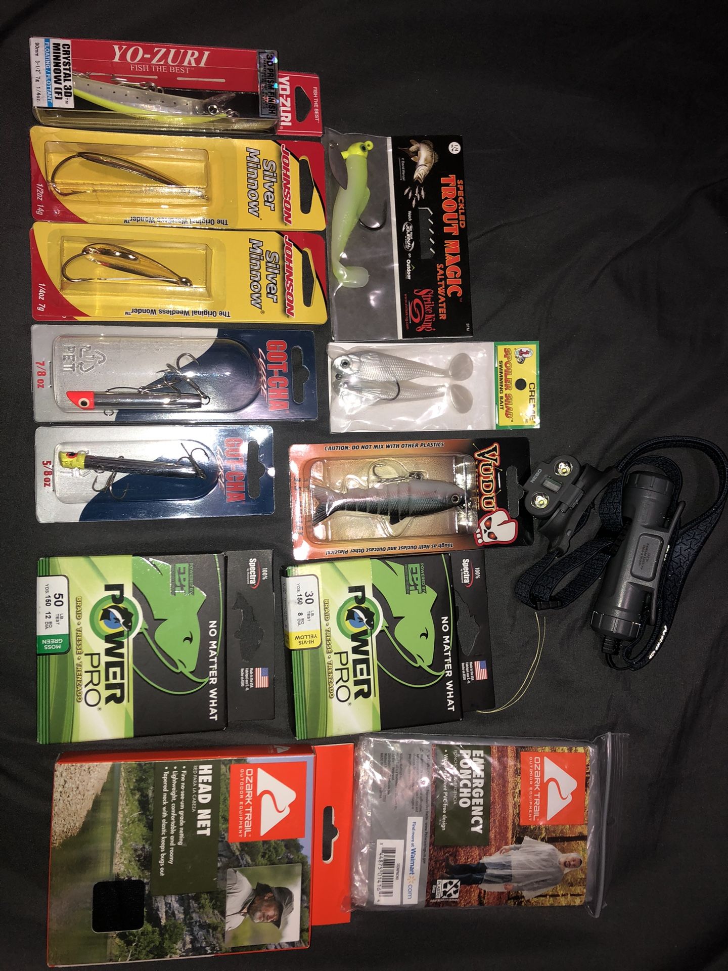 Never Used Fishing Gear Lot
