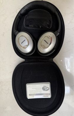 Bose QC15 Headphones  + Case + REI Travel Pillow Bundle