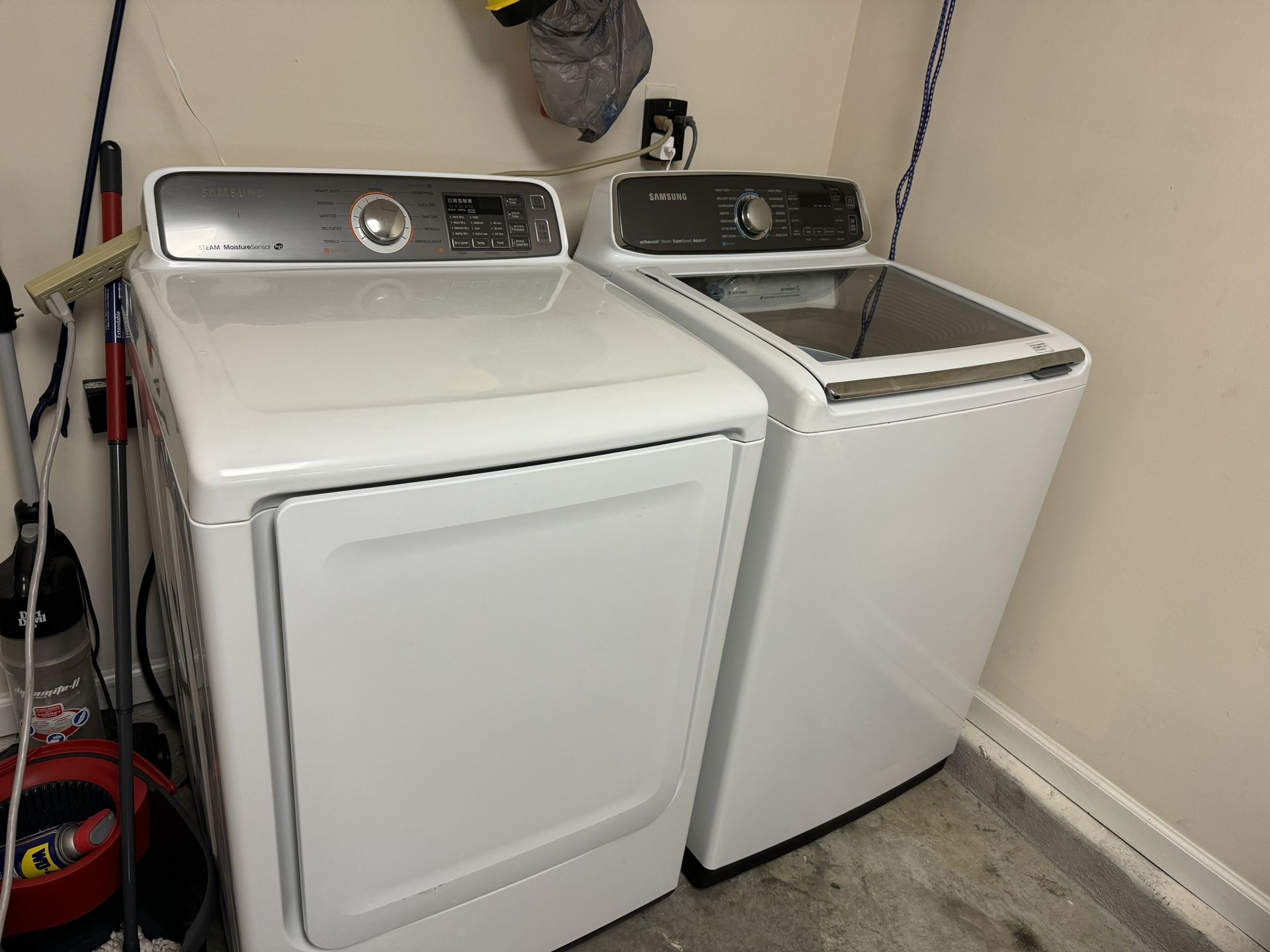 Samsung Washer & Dryer Set Excellent 