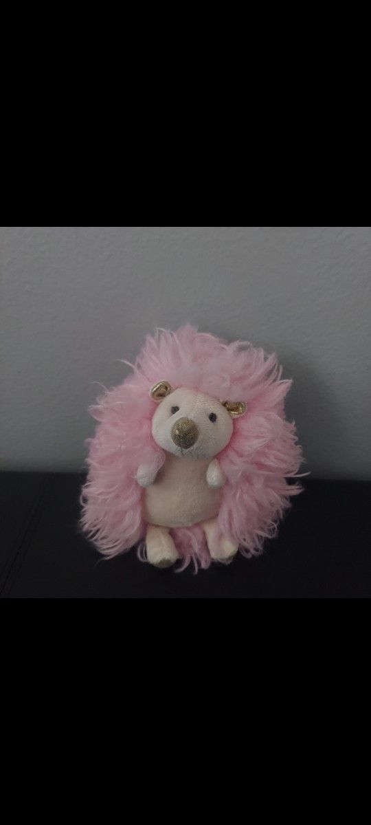 Pink Hedgehog Plush Stuffed Animal Toy