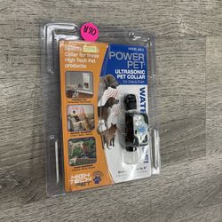 BRAND NEW POWER PET ULTRASONIC PET COLLAR 