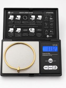 18K Yellow Solid Gold Cartier Nail Bangle-inspired Bracelet