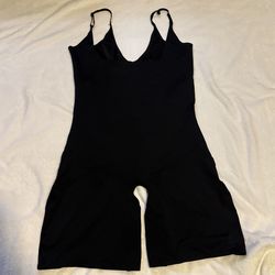 Black romper body suit