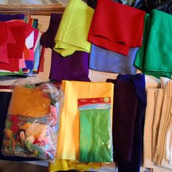 Felt Sheets Different Sizes Assorted Colors 