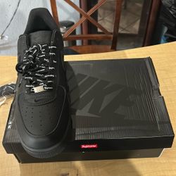 Supreme x Air Force 1 Low 'Box Logo - Black
