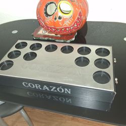 Tequila Corazon Shot Serving Trey