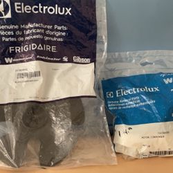 NEW GENUINE OEM ELECTROLUX REPLACEMENT PARTS FOR REFRIGERATORS-CONDENSER FAN BLADE AND CONDENSER MOTOR $40 FOR BOTH