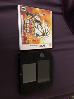 Nintendo 2Ds with Pokémon sun