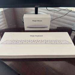Apple Magic Mouse And Magic Keyboard