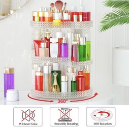 Makeup Organizer 360-Degree Rotating, Adjustable Makeup Storage, 7 Layers, Large Capacity