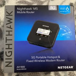 NETGEAR Nighthawk M5 Mobile Router 5G WiFi 6 Mobile