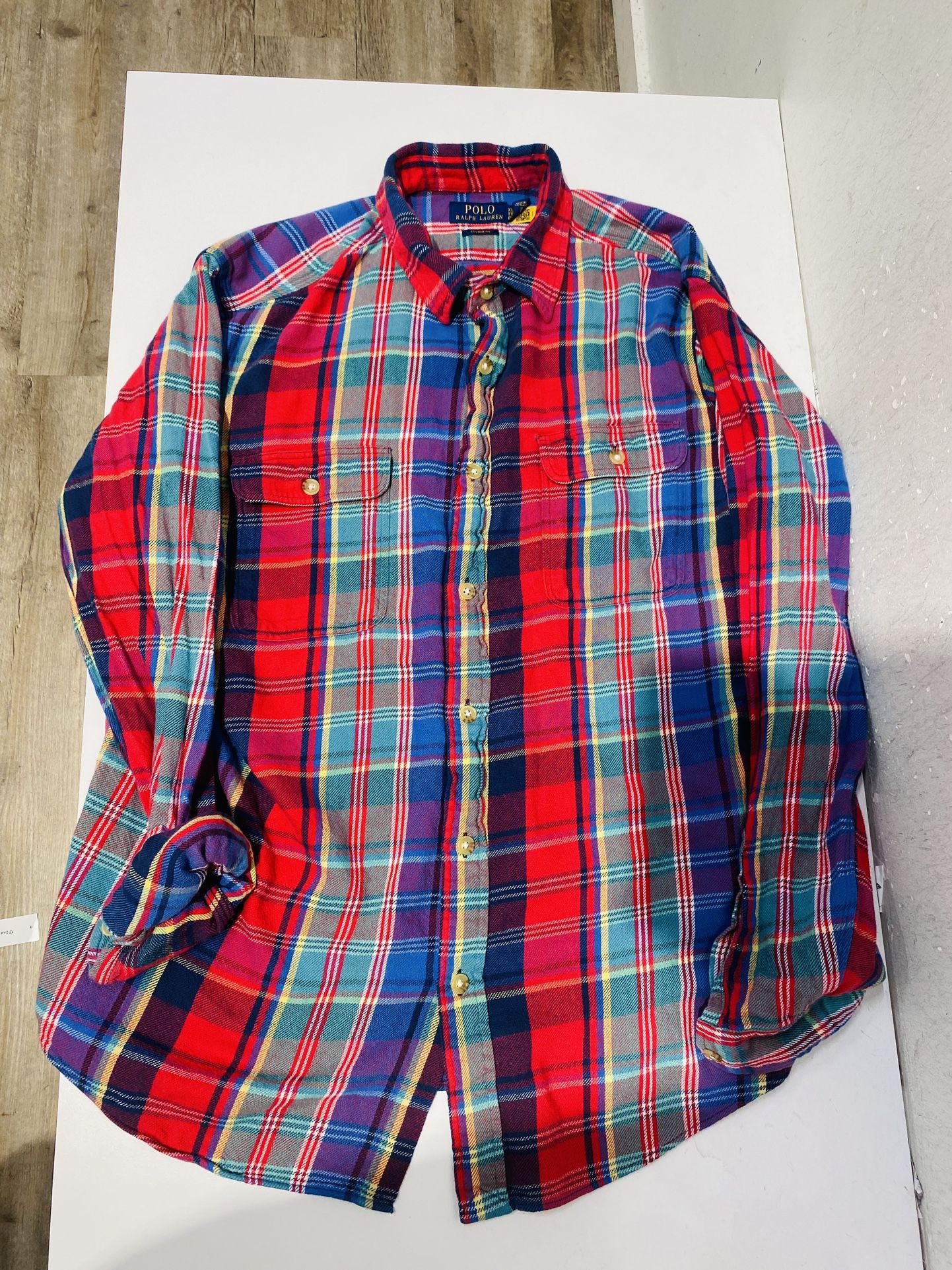 Polo Ralph Lauren Madras Plaid Flannel Shirt