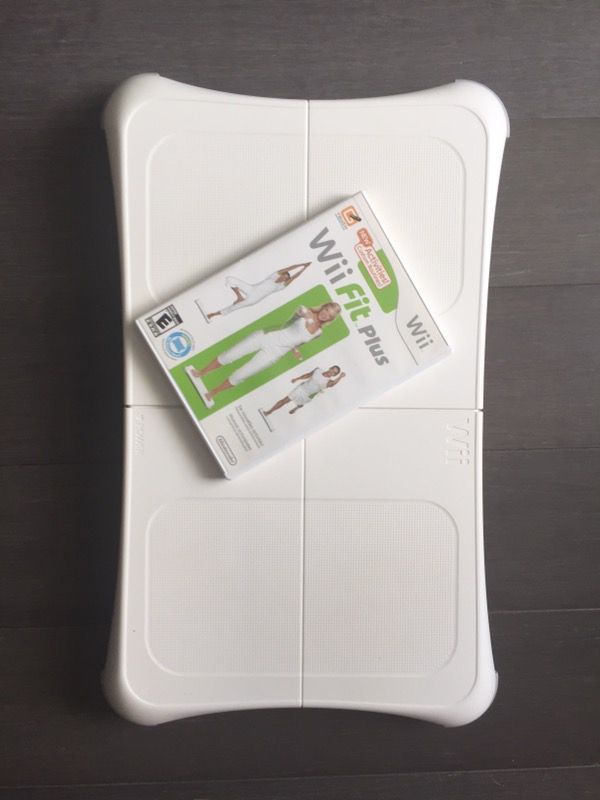 Wii balance board and game