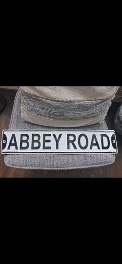 Abbey Road Metal Street Sign