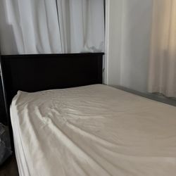 FULL BED FRAME AND MATTRESS 