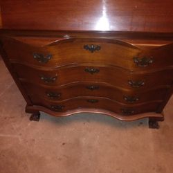 Antique Colonial Reproduction Flip Top Desk