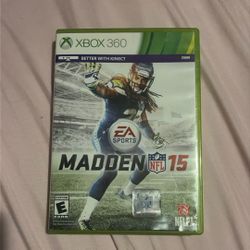 NFL Madden 15 For X-box 360