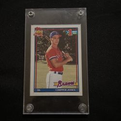 CHIPPER JONES The Keeper Series /500 Metal Card Rare Short Print Atlanta Braves