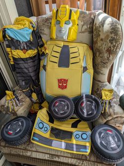 Transformers Bumblebee Costume Size Medium 7-8