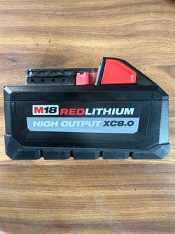 Milwaukee M18 REDLITHIUM High Output XC8.0 8.0Ah 18V Li-Ion Battery
