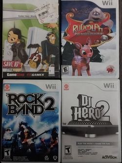 8 Nintendo Wii games $20 each
