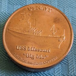 1 oz Copper Rounds Navy Marines