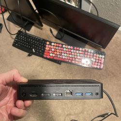 Dell Monitors + Keyboard + Mouse + Docking Station