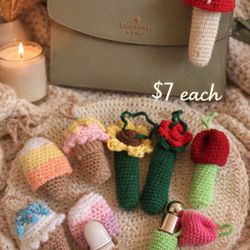 Crocheted Lip Balm Holder