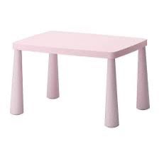 IKEA MAMMUT Desk (Pink)