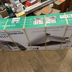 UREVO CyberPad Smart Walking Pad with 14% Auto Incline, Brushless Motorized Standing Desk Treadmill for Office Fitness, Elegant Speed Lights, Spacious