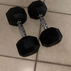 25lb Set Of Dumbells