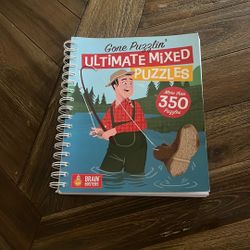 Gone Puzzlin Ultimate Mix Puzzles Book Brand New 